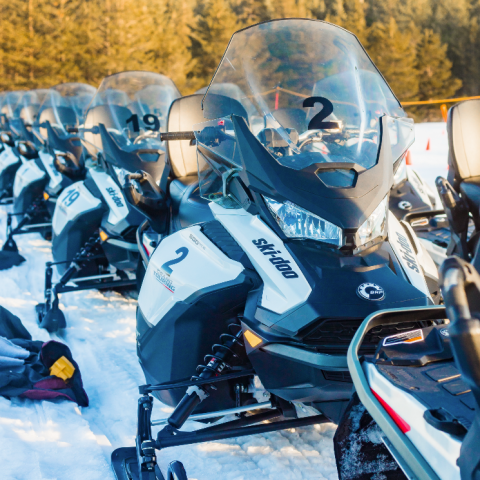 a person sitting on a motorcycle